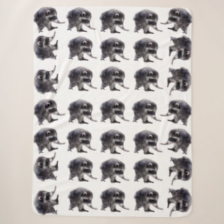 Jimothy the Racoon Sherpa Blanket