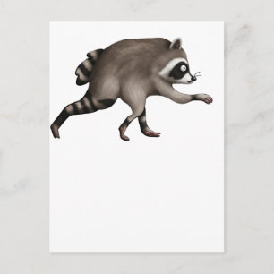    Jimothy the Racoon Viral Seattle Custom T-S Postcard