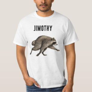 . Jimothy the Racoon Viral Seattle Custom T-Shirt