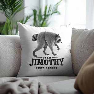 Jimothy Viral Racoon Funny Trash Panda Wildlife Cushion