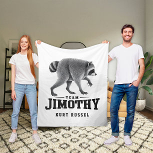 Jimothy Viral Racoon Funny Trash Panda Wildlife Fleece Blanket