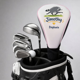 Jimothy Viral Racoon Funny Trash Panda Wildlife Golf Head Cover
