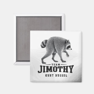 Jimothy Viral Racoon Funny Trash Panda Wildlife Magnet