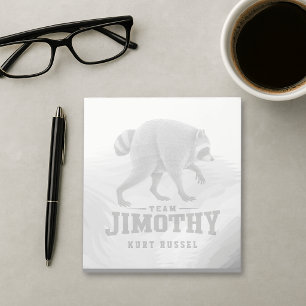 Jimothy Viral Racoon Funny Trash Panda Wildlife Notepad