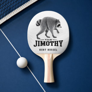 Jimothy Viral Racoon Funny Trash Panda Wildlife Ping Pong Paddle