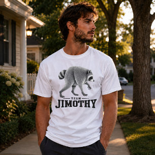 Jimothy Viral Racoon Funny Trash Panda Wildlife T-Shirt