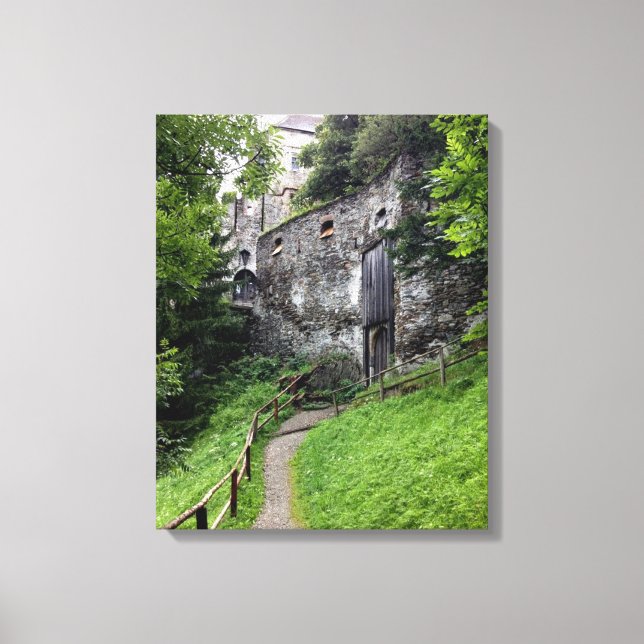 Jim's Castle Stretched Canvas Print (Front)