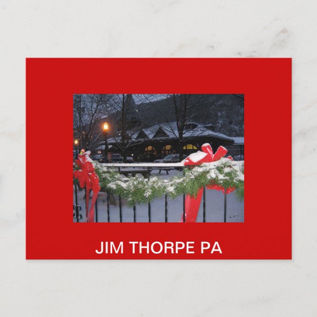 JimThorpeStationLg, JIM THORPE PA Postcard (Front)