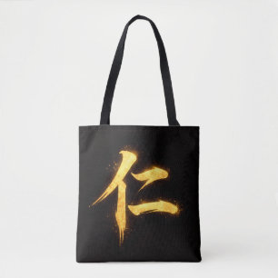 Jin (仁) – One of the Seven Virtues of Bushidō Tote Bag