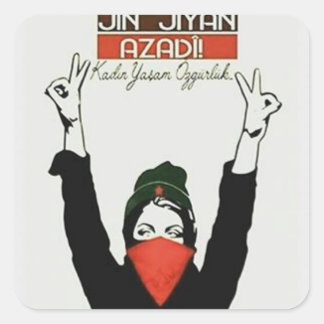Jin Jiyan Azadi Square Sticker