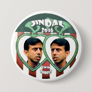 Jindal for president 2016 7.5 cm round badge
