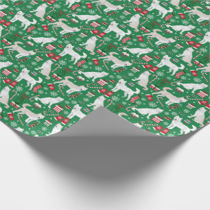 Jindo Christmas dog Wrapping Paper