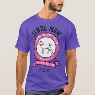 JINDO Dog Mum Rescue Club Korean dog breed T-Shirt