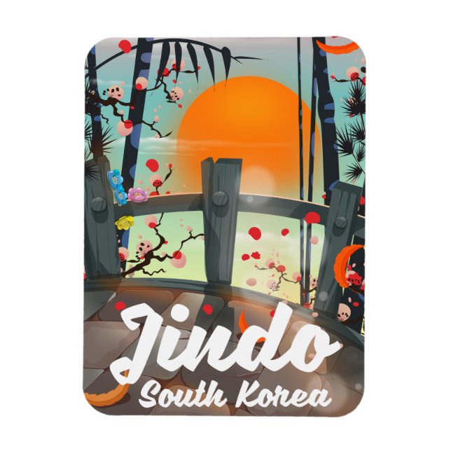 Jindo South korea Magnet (Vertical)