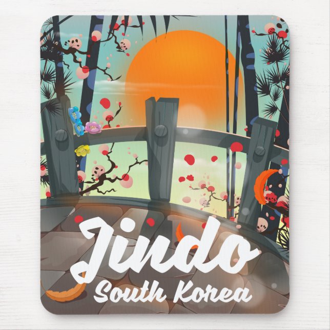 Jindo South korea Mouse Mat (Front)