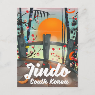 Jindo South korea Postcard
