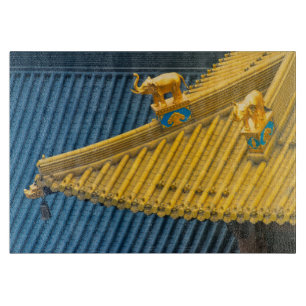 Jing'an Temple Architectural Details Cutting Board
