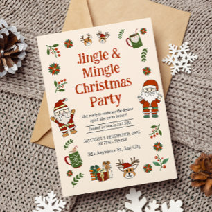 Jingel and Mingel Christmas Party Invitation
