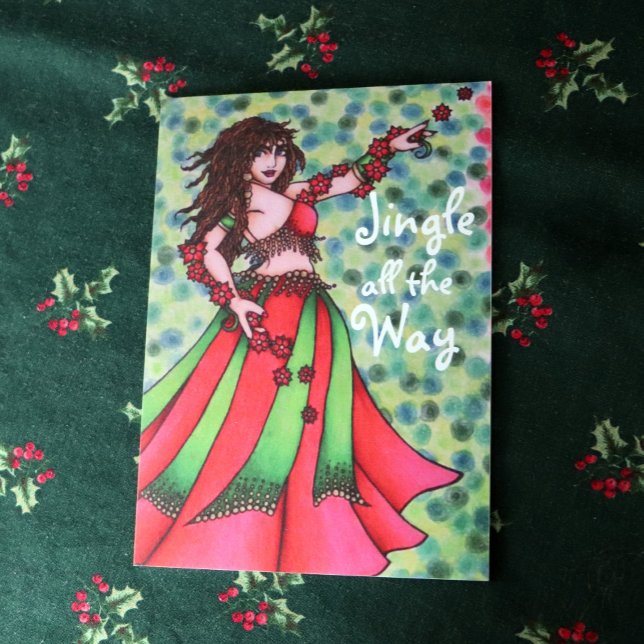 Jingle all the Way Belly Dancer Cards (Creator Uploaded)