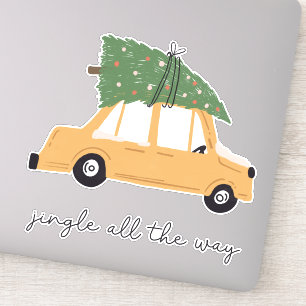 Jingle All The Way Car and Christmas Tree Holiday