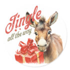 Jingle All the Way Christmas Farm Donkey