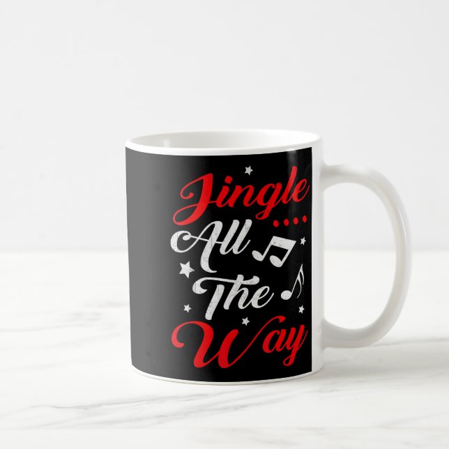Jingle All The Way Festive Christmas  Coffee Mug (Right)