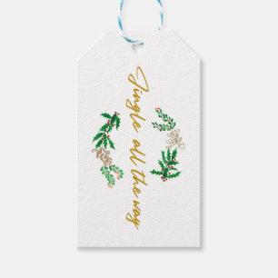 Jingle all the way gift tags