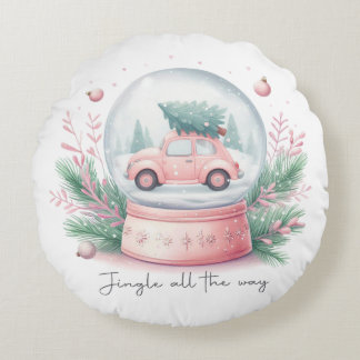 Jingle All The Way Round Cushion