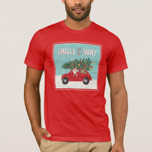 Jingle All The Way Santa Car T-Shirt