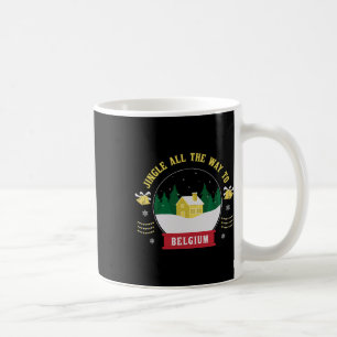 Jingle All The Way To Belgium - Belgian Christmas Coffee Mug