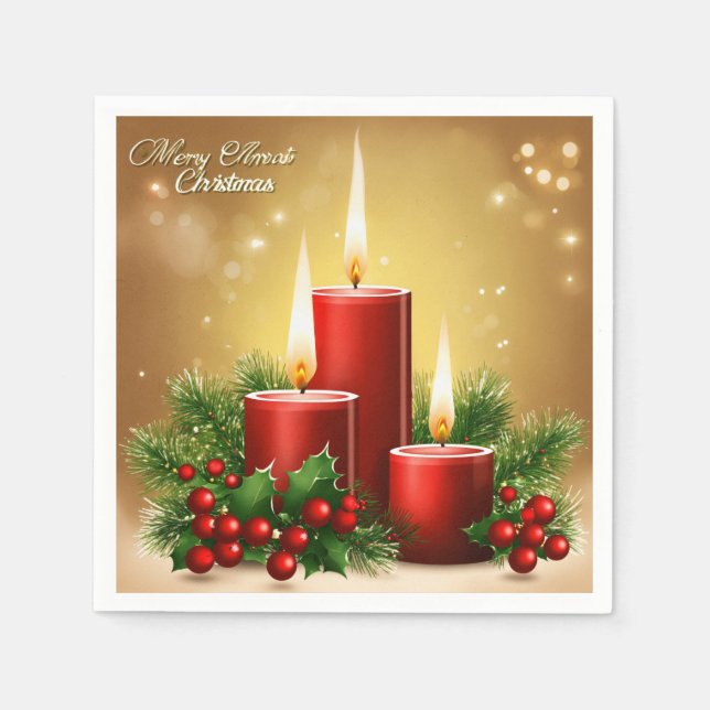 Jingle All the Way to Joy: Festive Finds for a Mer Napkin (Front)