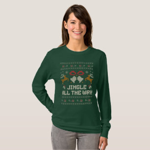 Jingle All the Way Ugly Christmas Sweater