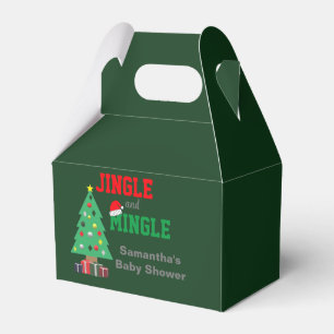 Jingle And Mingle Baby Shower Favour Box