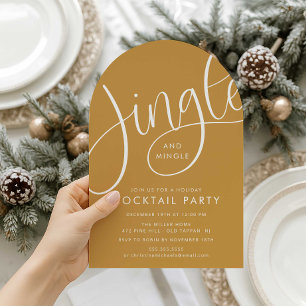 Jingle and Mingle Cocktail Party Invitation