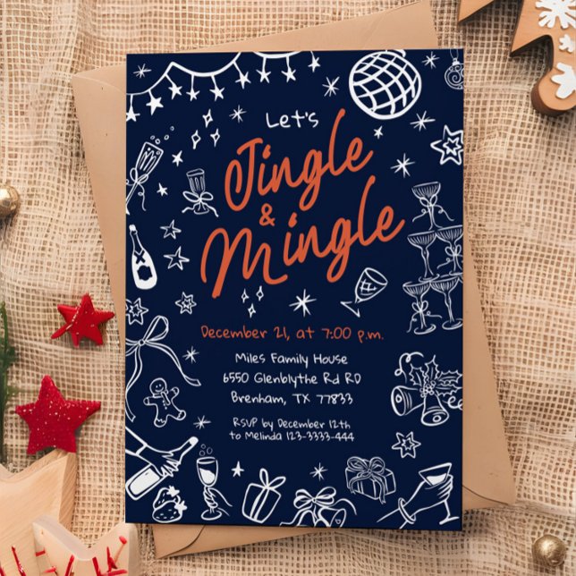 Jingle and Mingle Party Invitation, Christmas  Invitation (Creator Uploaded)