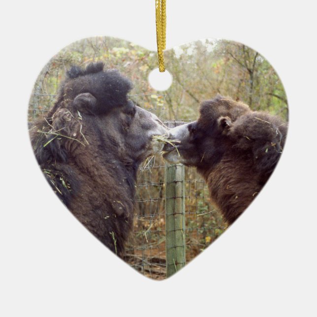 Jingle Baba and Google Mama Ceramic Tree Decoration (Front)