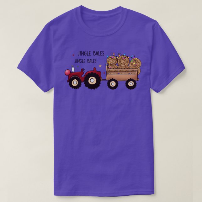 Jingle Bales Jingle Bales Jingle All The Hay T-Shirt (Design Front)