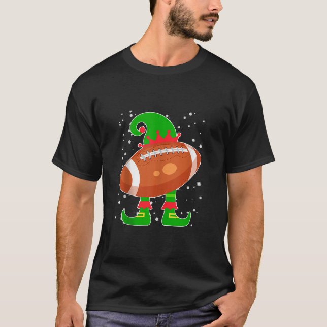 Jingle Ballers Christmas Football Xmas Elf Squad H T-Shirt (Front)