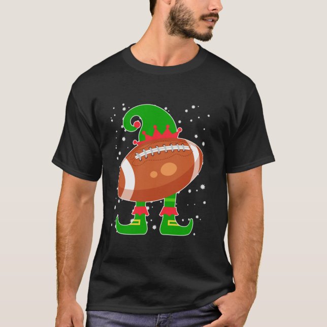 Jingle Ballers Christmas Football Xmas Elf Squad H T-Shirt (Front)