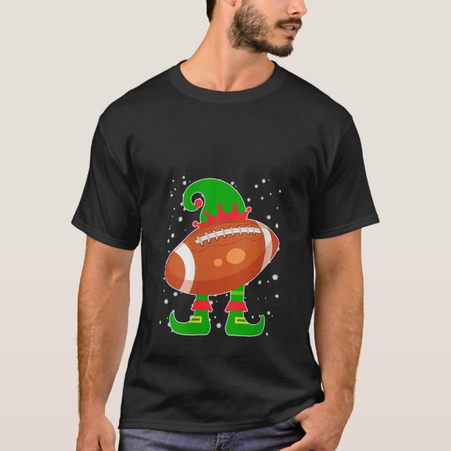 Jingle Ballers Christmas Football Xmas Elf Squad H T-Shirt (Front)