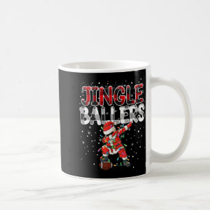 Jingle Ballers Santa Football Christmas Soccer Pla Coffee Mug