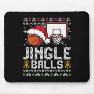 Jingle Balls Ugly Christmas Pajama Cool Sport X-Ma Mouse Mat