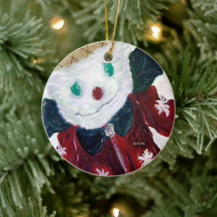 Jingle Bear Ceramic Tree Decoration