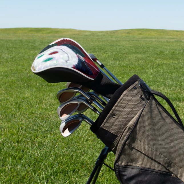 Jingle Bear Golf Head Cover (In Situ)