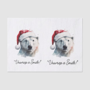Jingle Bear Joy, custom Tissue Paper
