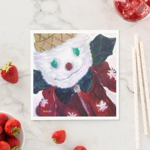 Jingle Bear Napkin