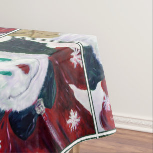 Jingle Bear Tablecloth
