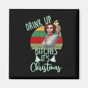 Jingle Bell Biden Xmas Santa Trump Ugly Christmas  Magnet