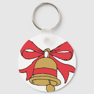 Jingle Bell Cartoon Christmas Bells Clipart Clip Key Ring