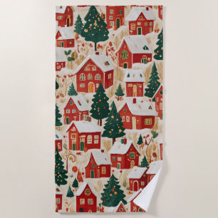 Jingle Bell Jubilee Beach Towel